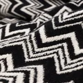 Missoni Home Keith zigzag woven bath mat - Black