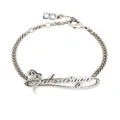 Balenciaga Typo Valentine chain bracelet - Silver