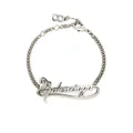 Balenciaga Typo Valentine chain bracelet - Silver
