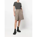 Balenciaga cotton sweat shorts - Neutrals