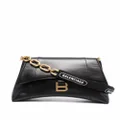 Balenciaga Downtown leather shoulder bag - Black
