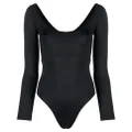 Balenciaga dancer long-sleeve bodysuit - Black