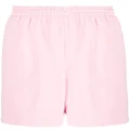 Balenciaga slogan-print track shorts - Pink