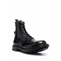 Alexander McQueen high-shine ankle boots - Black