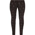 Dolce & Gabbana floral-lace slim-cut leggings - Black
