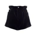 Miu Miu high-rise paperbag shorts - Black