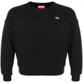 Diesel S-Rob-Doval-PJ cotton sweatshirt - Black