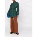 P.A.R.O.S.H. belted short trench coat - Green