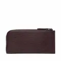 Bally textured leather wallet - Purple
