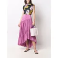 Marni asymmetric high-low hem skirt - Purple