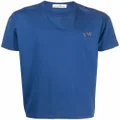 Vivienne Westwood embroidered-logo organic-cotton T-Shirt - Blue