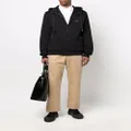 Alexander McQueen elasticated waistband straight trousers - Neutrals