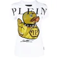 Philipp Plein Duck round-neck T-shirt - White
