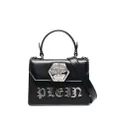 Philipp Plein small Gothic Plein Handle bag - Black
