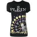 Philipp Plein skeleton-print round neck T-shirt - Black