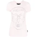 Philipp Plein Crystal Skull T-shirt - Pink