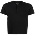rag & bone short-sleeve henley T-shirt - Black