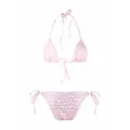 Philipp Plein monogram-print bikini - Pink