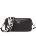 Prada Flou leather shoulder bag - Black