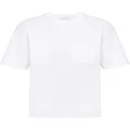 Prada triangle-logo cotton T-shirt - White