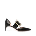 Bally buckle-detail pointed pumps - Black