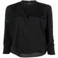 rag & bone Jade long-sleeve blouse - Black