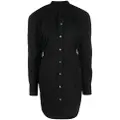 Alexander Wang long-sleeve cotton shirtdress - Black