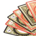 Versace baroque-print playing cards - Black