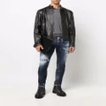 Dsquared2 leather biker jacket - Black