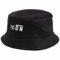 Dsquared2 logo-print bucket hat - Black