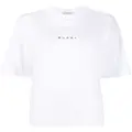 Marni logo-print short-sleeve T-shirt - White
