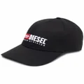 Diesel Corry-Div cotton baseball cap - Black