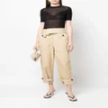 3.1 Phillip Lim high-waisted cropped trousers - Neutrals