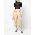 3.1 Phillip Lim high-waisted cropped trousers - Neutrals
