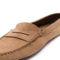 Tod's almond toe loafers - Brown