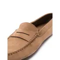 Tod's almond toe loafers - Brown