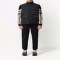 Burberry diamond-quilted Vintage Check lined gilet - Black