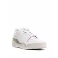 MARANT shearling leather sneakers - White