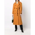 Rodebjer Lois double-breasted trench coat - Brown