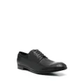 Emporio Armani snakeskin-effect leather Derby shoes - Black