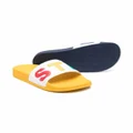 Stella McCartney Kids logo-print open-toe slides - White