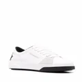Dsquared2 contrasting-heel low-top sneakers - White
