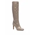 Bally heeled leather boots - Grey