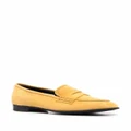 Bally low-heel suede loafers - Yellow
