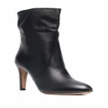 Bally heeled leather boots - Black
