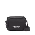 Burberry logo-print shoulder bag - Black