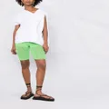 Nanushka crochet cycling shorts - Green