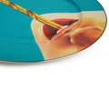 Seletti Drill dinner plate - Blue