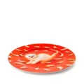 Seletti Kitten porcelain dinner plate - Red