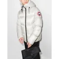 Canada Goose Crofton logo-patch padded jacket - Silver